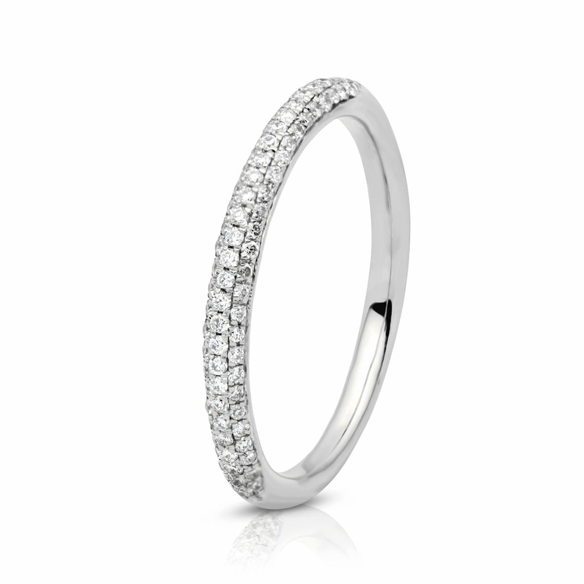 Brug nummer med str. - Ring, 14K hvidguld m. brillanter – fra Dirks Jewellery | Dirks Jewellery