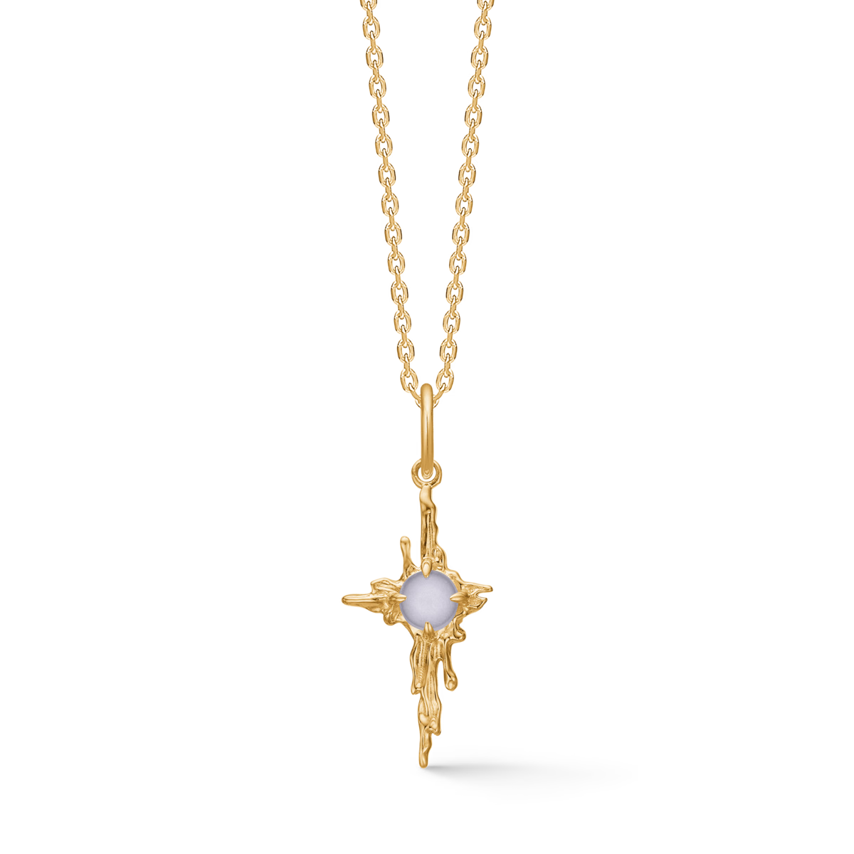 Arctic Halskæde Forgyldt Sølv Zirkonia