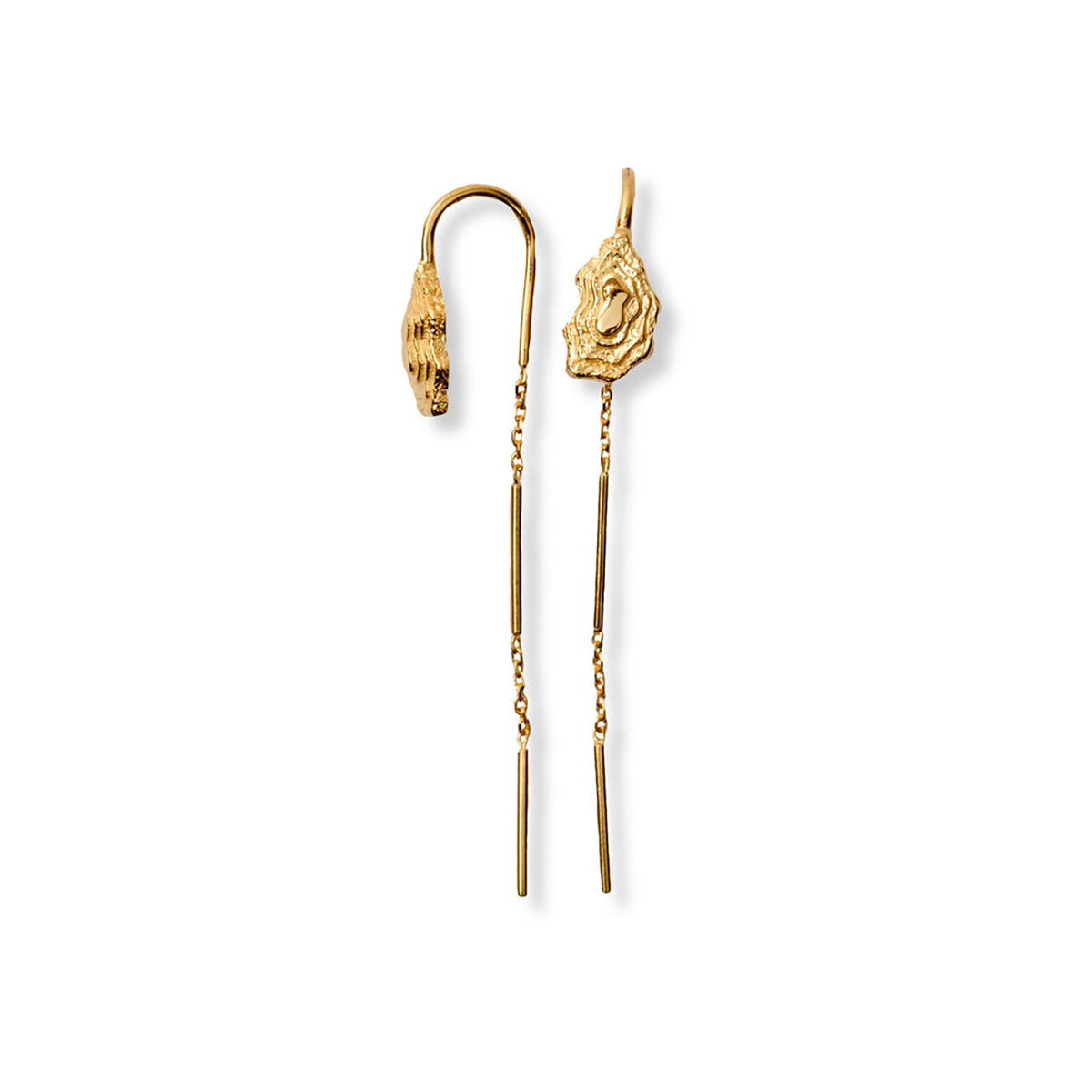 Blurry Layers Earliners, pairs forg. sølv – fra Camille Brinch | Dirks Jewellery