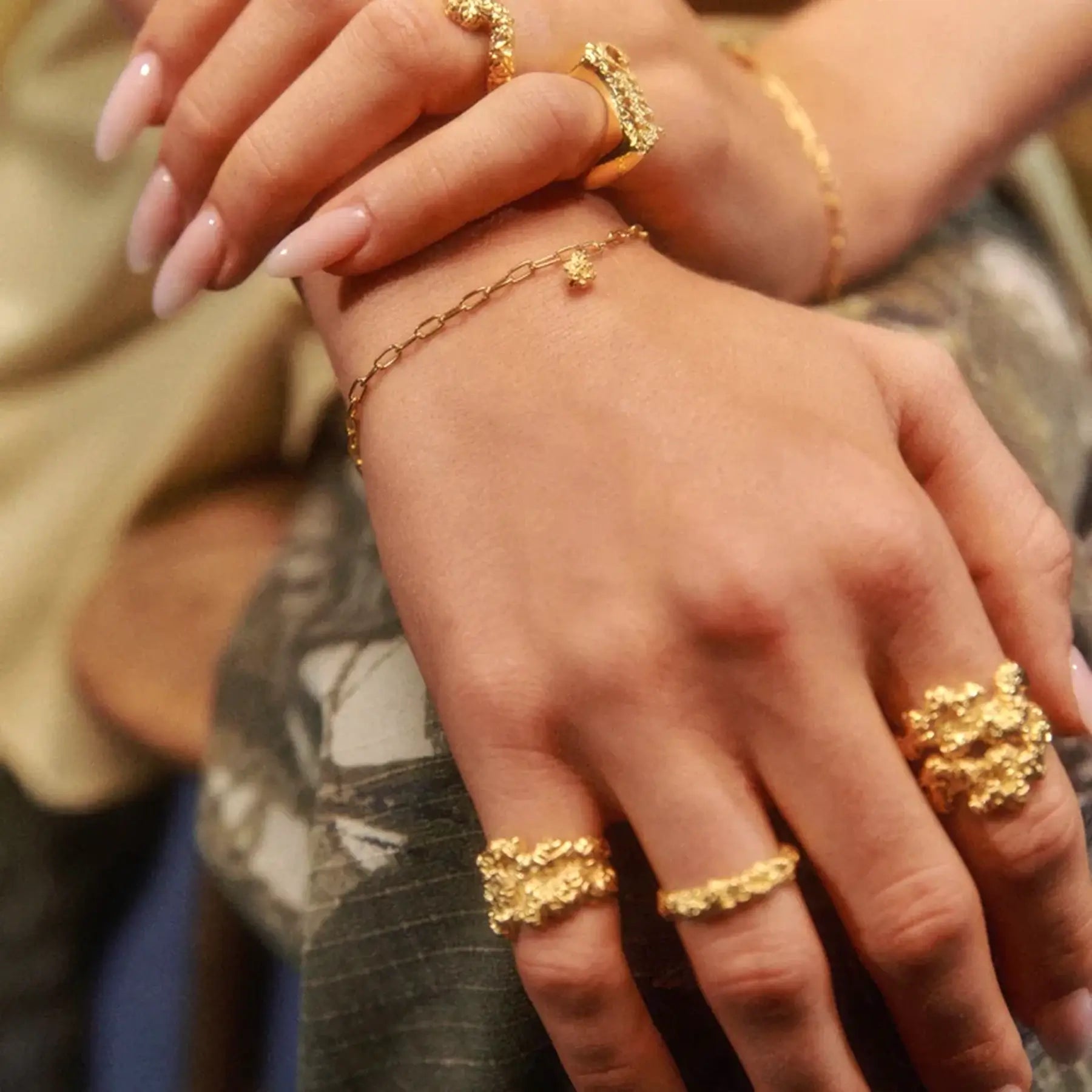 Blush Crush Armlænke Forgyldt Sølv – Ægte håndværk fra Dirks Jewellery