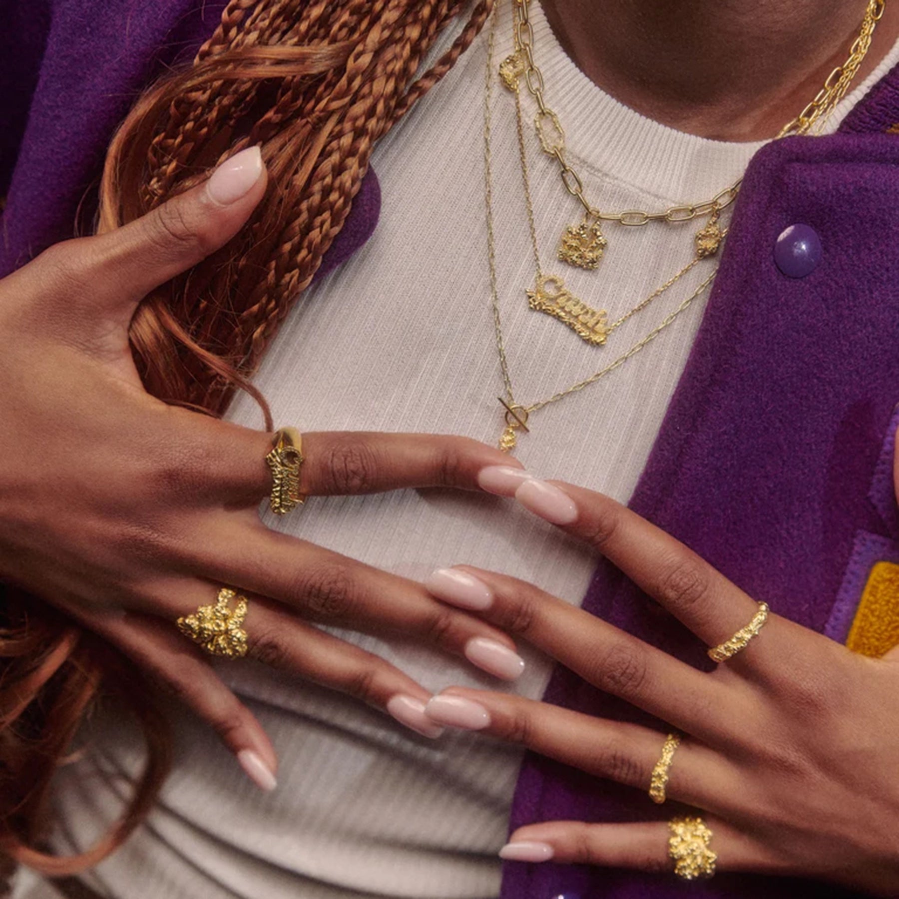 Charm Crush Necklace, sølv – fra Camille Brinch | Dirks Jewellery