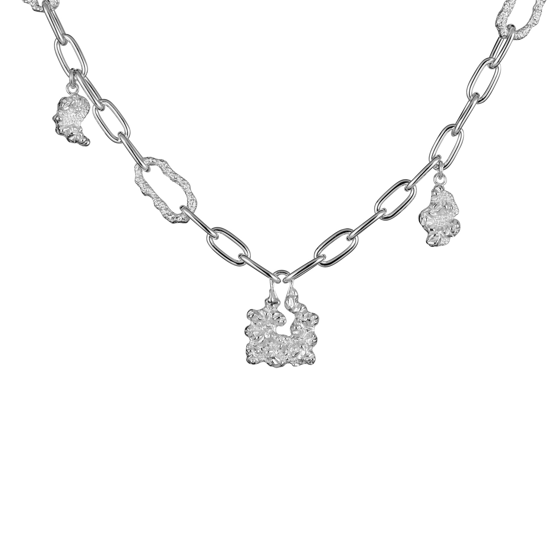 Charm Crush Necklace, sølv – fra Camille Brinch | Dirks Jewellery