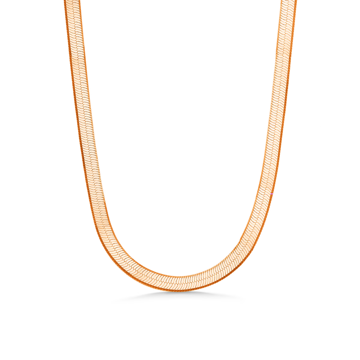 Cobra Sildeben Halskæde Forgyldt Sølv – Ægte håndværk fra Dirks Jewellery