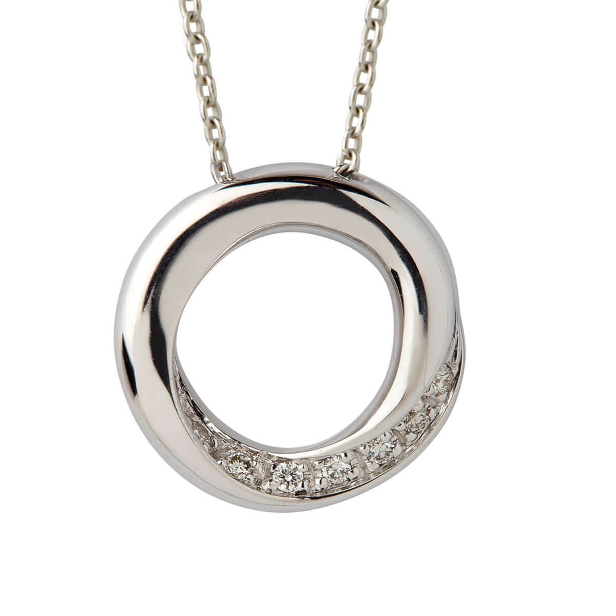 Collier Vedhæng 18K Hvidguld – Ægte håndværk fra Dirks Jewellery