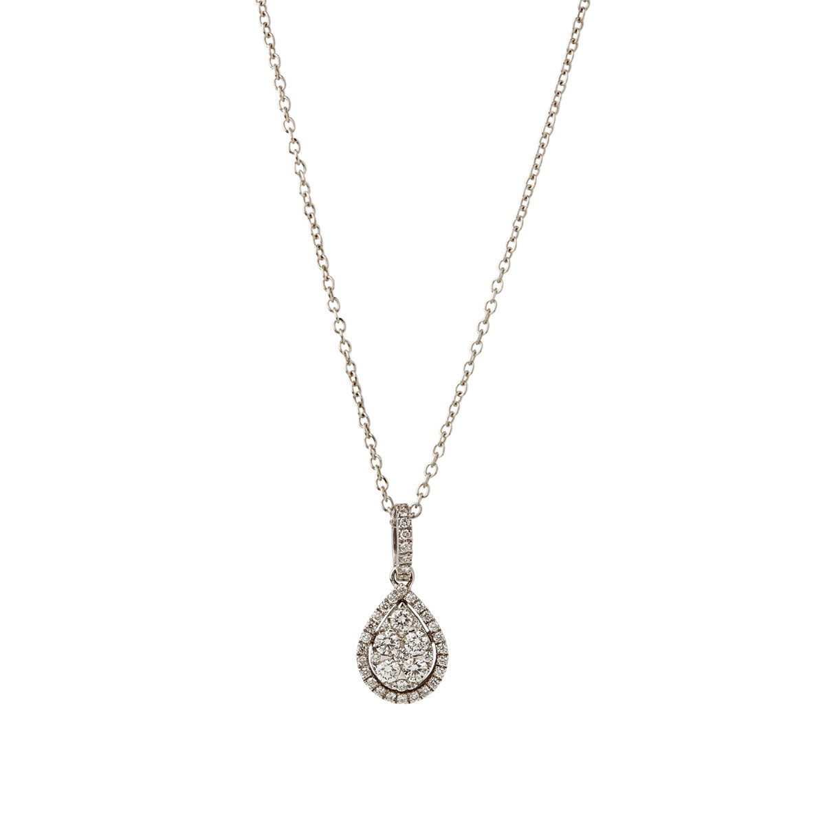 Collier, 18K hvidguld m. brillanter – fra Dirks Jewellery | Dirks Jewellery