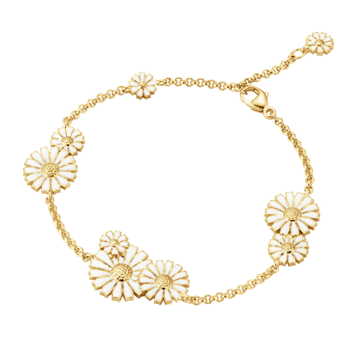 Daisy 9 blomster armb forg – fra Georg Jensen | Dirks Jewellery