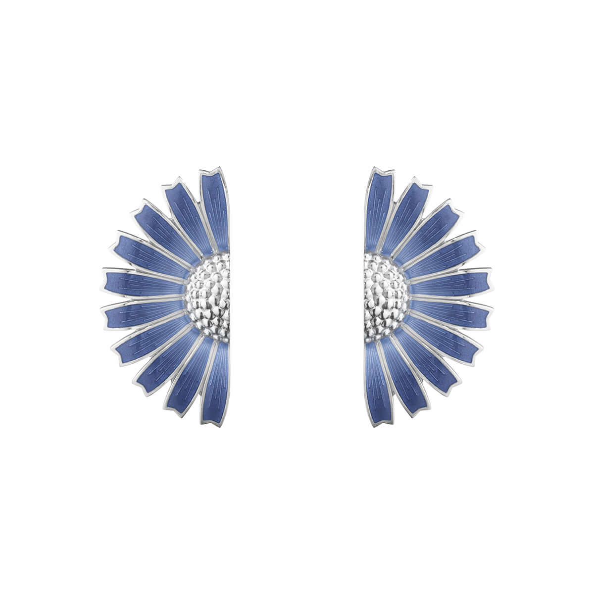 Daisy halv blå ørestik – Ægte håndværk fra Dirks Jewellery