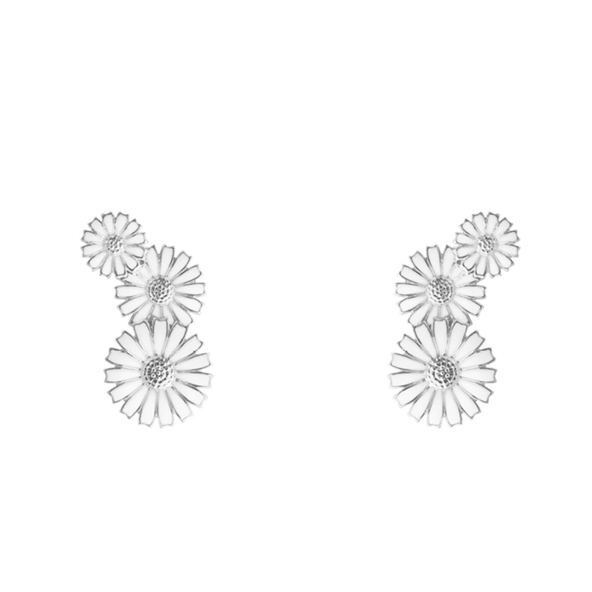 Daisy ørestik m/3 blomster – fra Georg Jensen | Dirks Jewellery