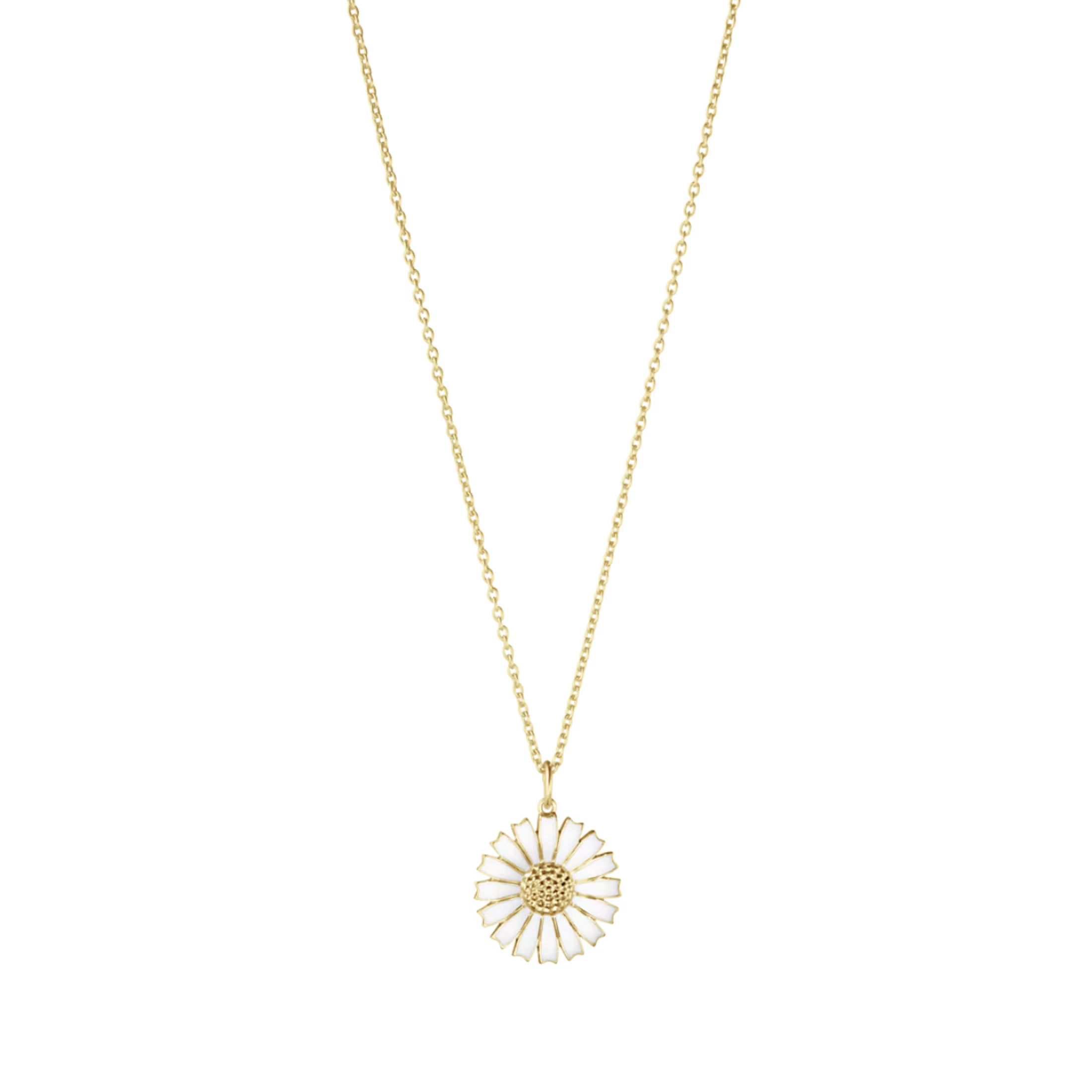 Daisy Halskæde Vedhæng Sølv 18 mm