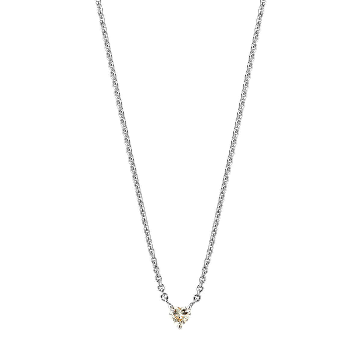 Diamond Heart, 14K hvidguld – Ægte håndværk fra Dirks Jewellery