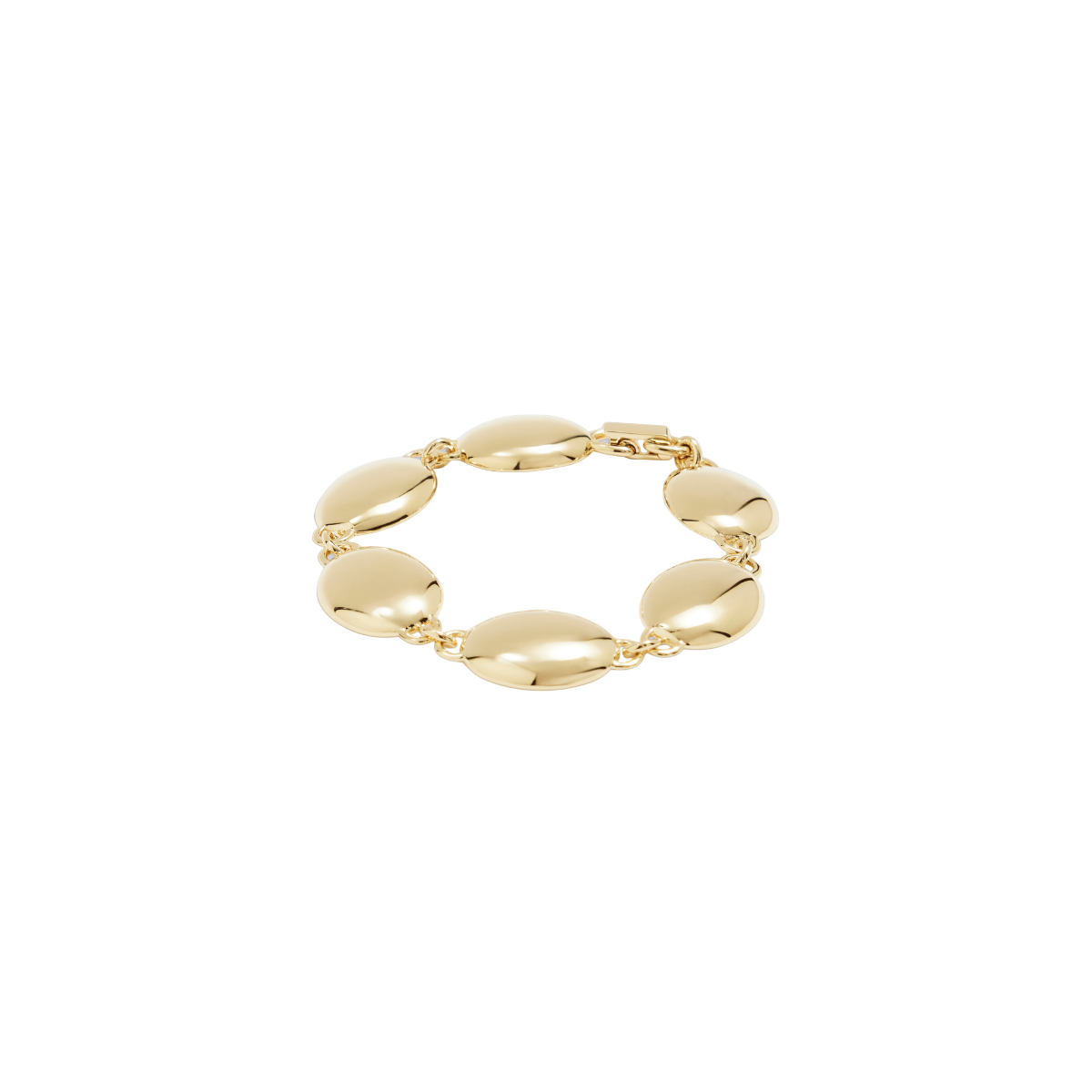 Dualism oval bracelet, forgyldt sølv – fra RAGBAG | Dirks Jewellery