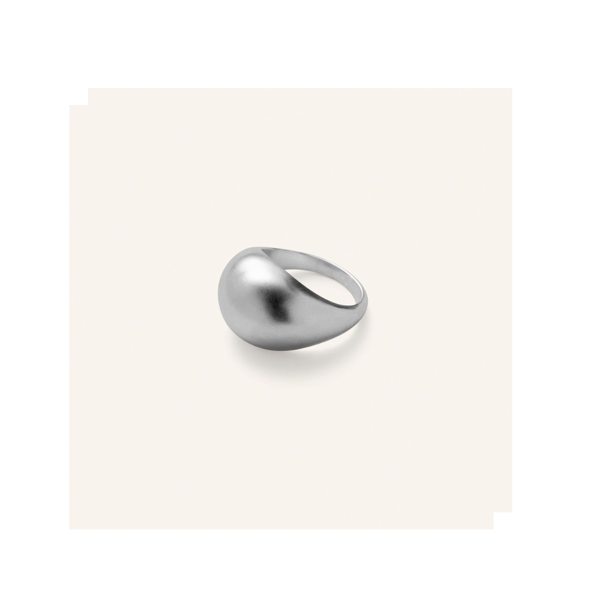 Echo Ring Forsølvet Messing