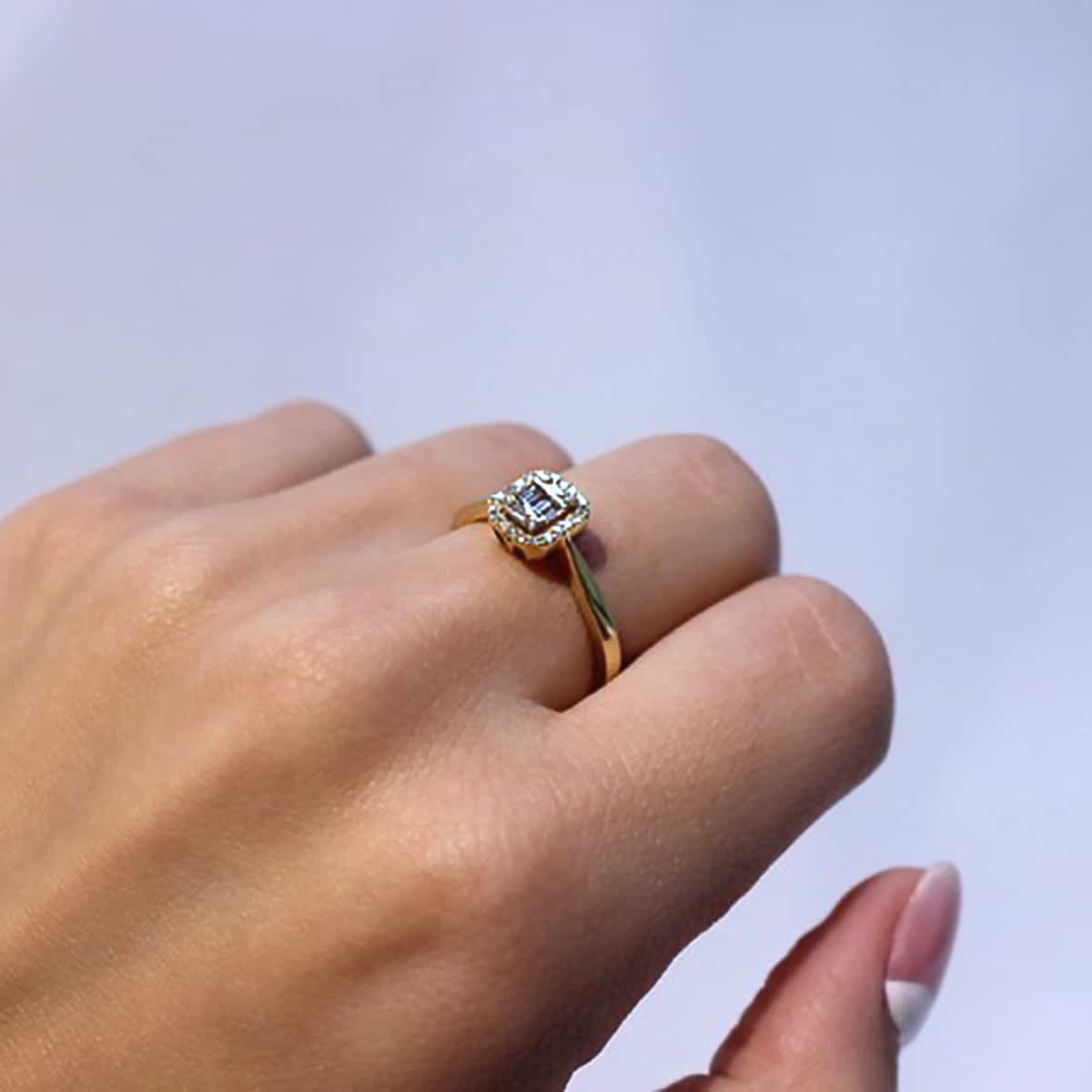 Elisabeth 14k guldring m 0,09ct wsi – fra Mads.Z | Dirks Jewellery