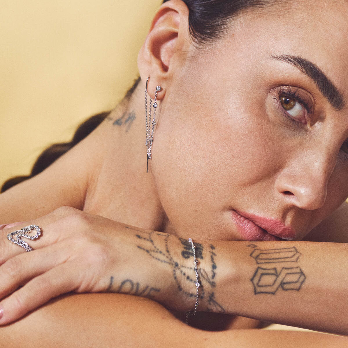 Endless Allure Armbånd Sølv Topaser