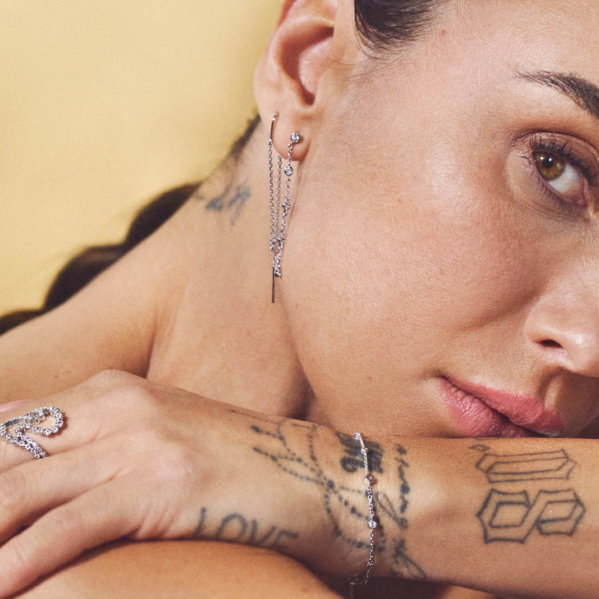 Endless Allure Ørehængere Sølv