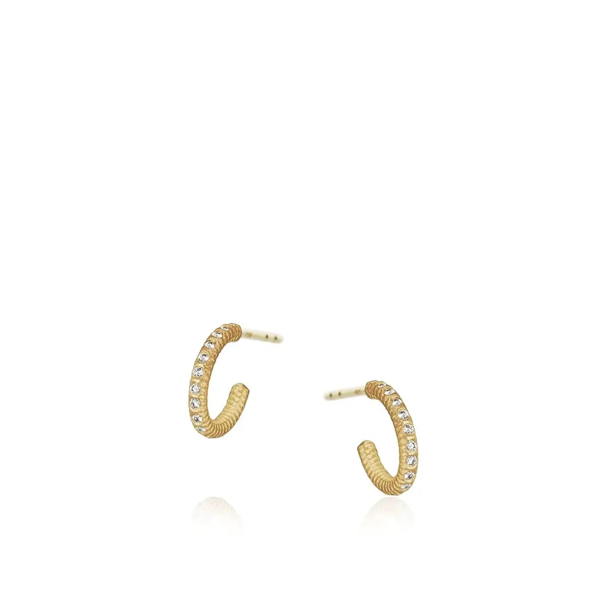 Esme galaxy øreringe mini 18K Guld – Ægte håndværk fra Dirks Jewellery