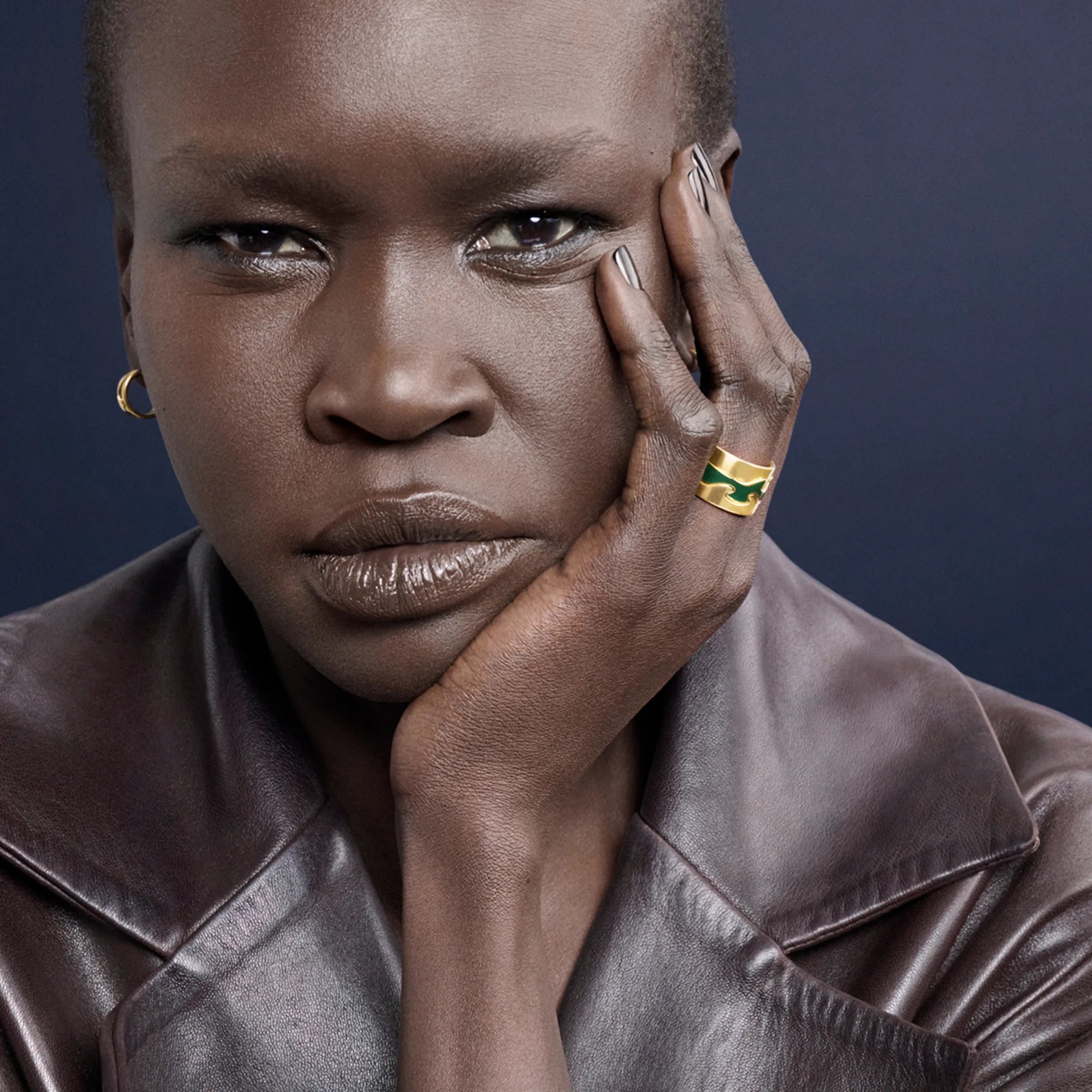 Fusion yg green center – fra Georg Jensen | Dirks Jewellery