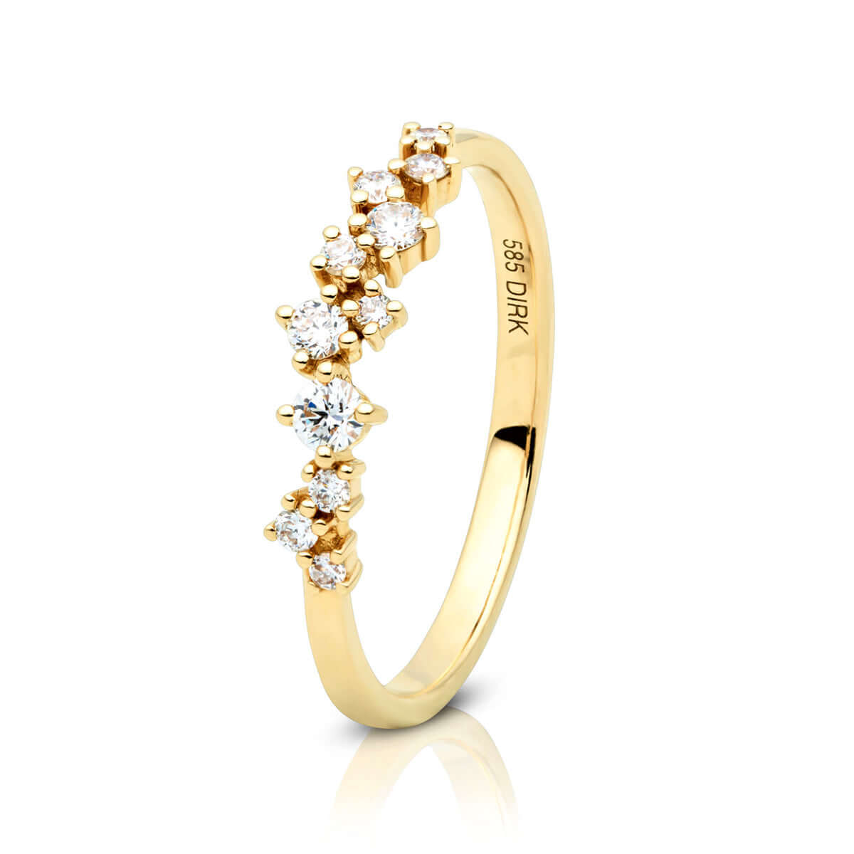 Galaxy Ring 14K Guld – Ægte håndværk fra Dirks Jewellery