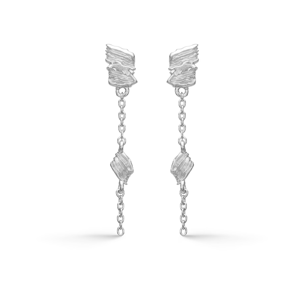 Glacier Øreringe Sølv