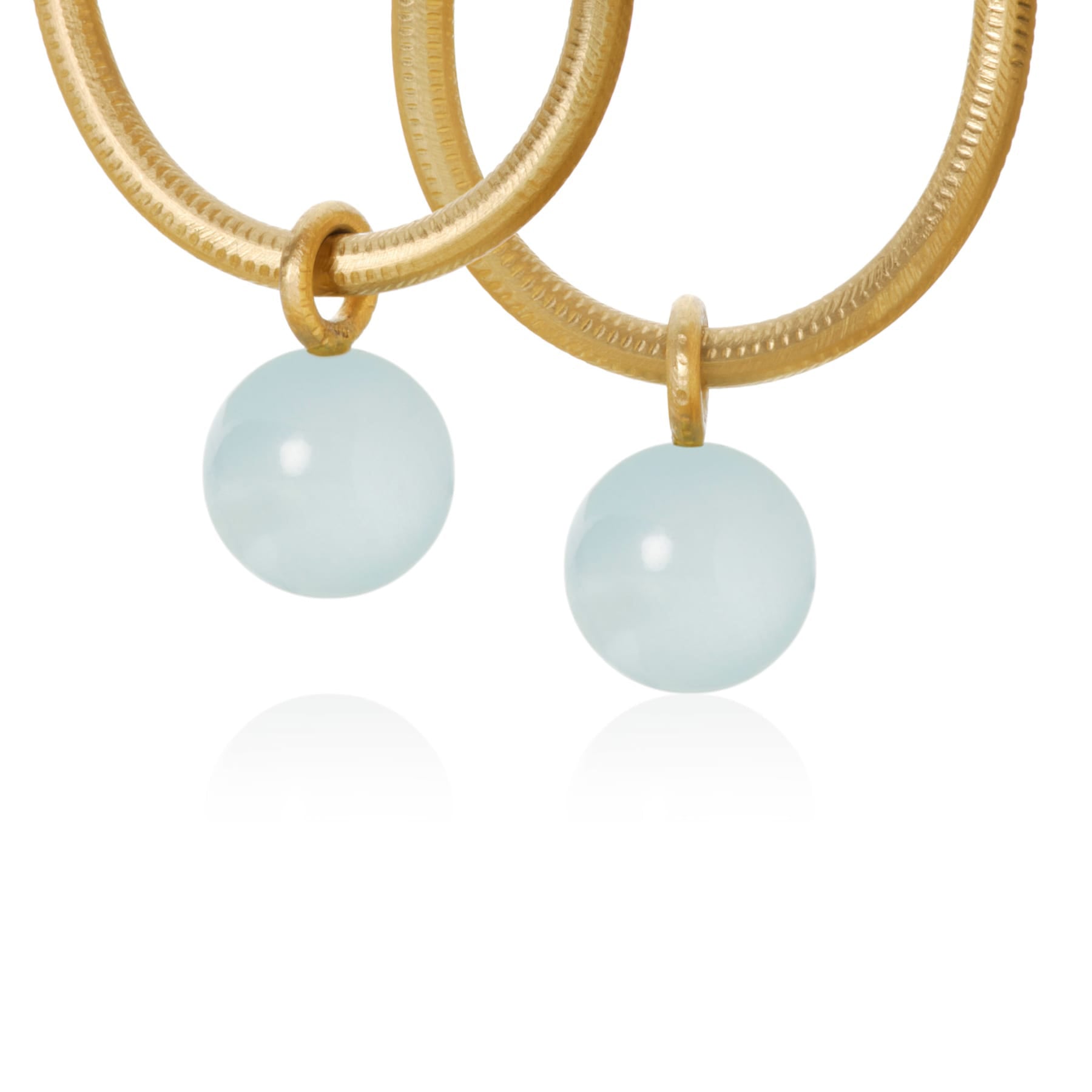 Globe, vedhæng m. akvamarin – fra Dulong | Dirks Jewellery