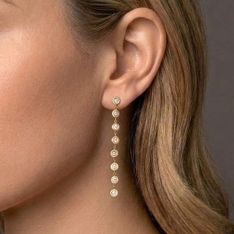 Glory Octave Lille Ørehænger 18K Guld