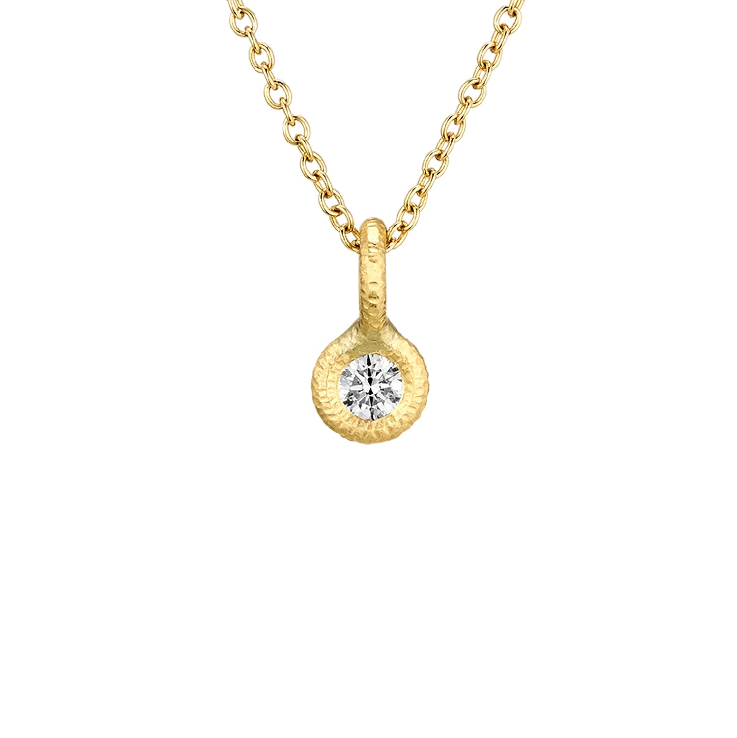 Glory Single Vedhæng Mellem 18kt Guld