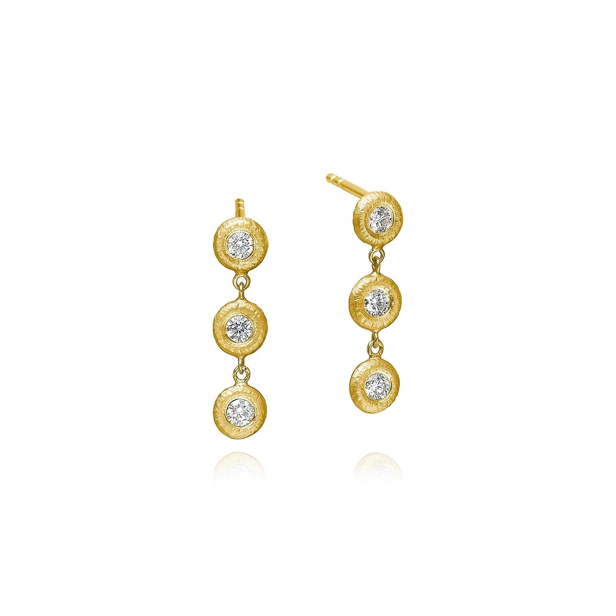 Glory Trio Ørestikker 18K Guld – fra Dulong | Dirks Jewellery