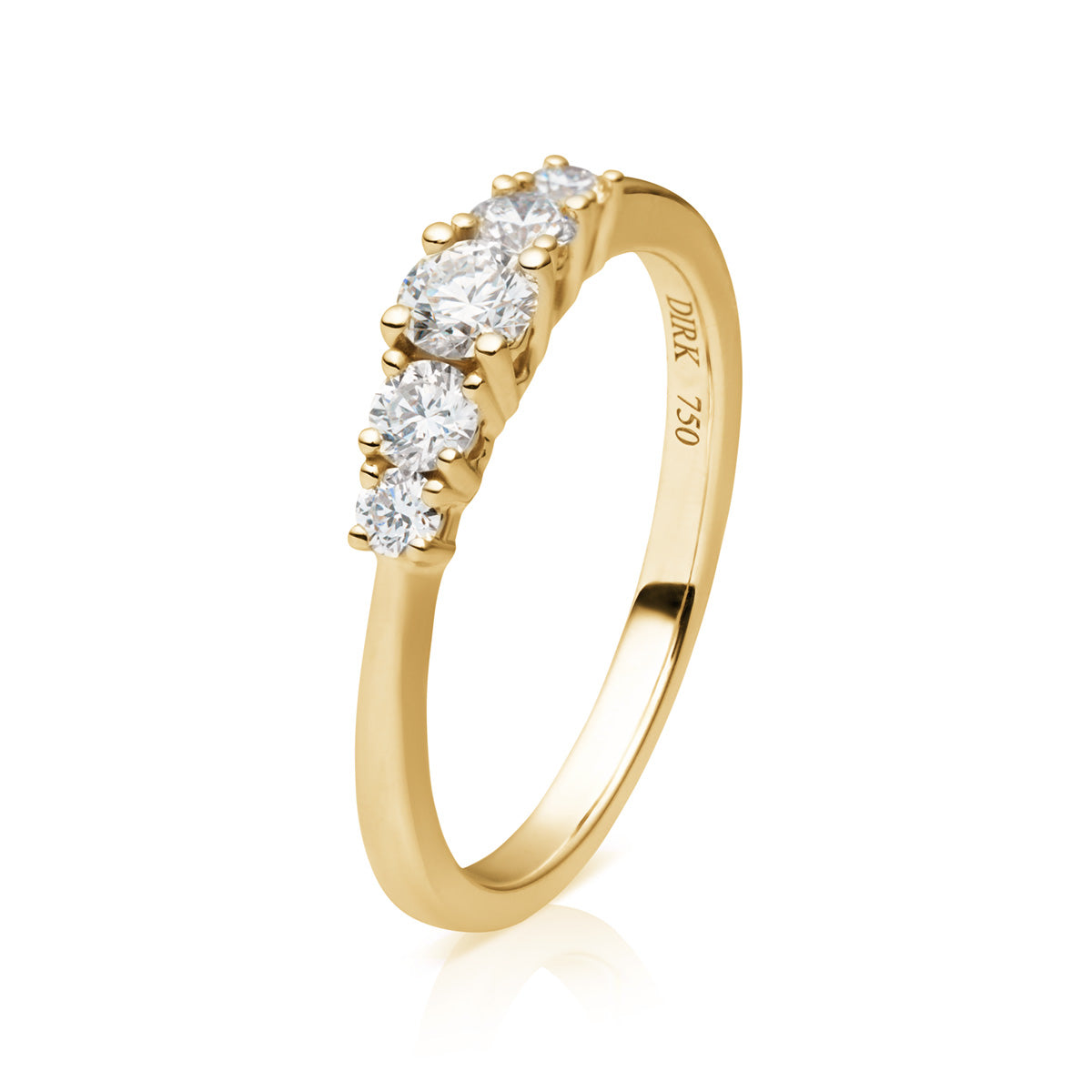 Heart Quintet, 18K guld m. brillanter. – No discount fra Dirks Jewellery | Dirks Jewellery