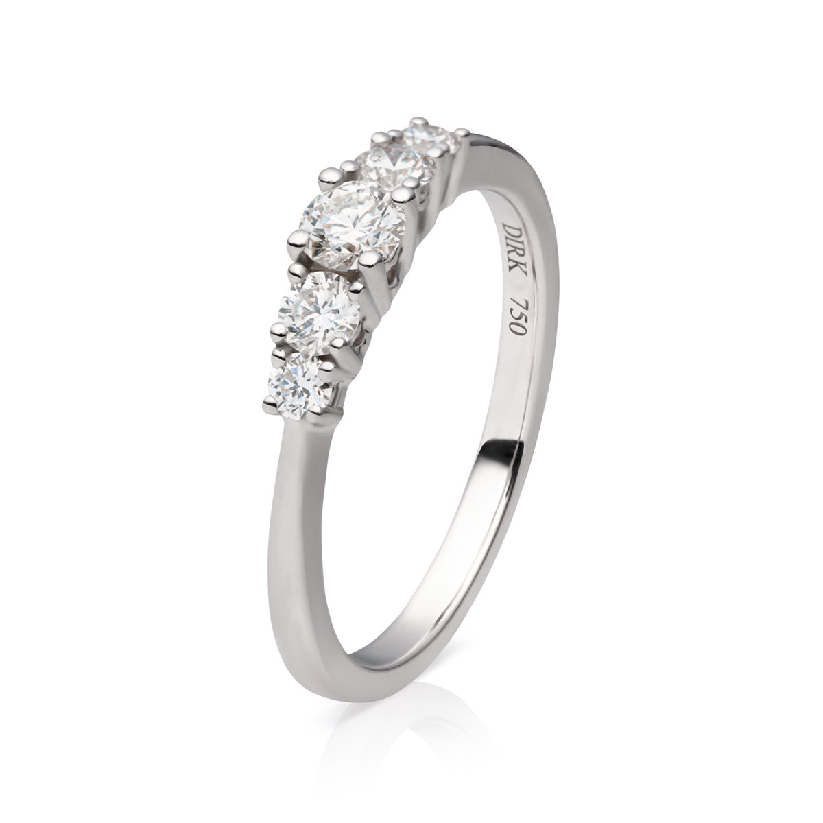 Heart Quintet, 18K hvidguld m. brillanter – No discount fra Dirks Jewellery | Dirks Jewellery