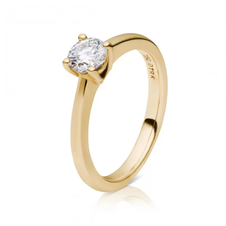Heart ring 18K guld m. brillant – No discount fra Dirks Jewellery | Dirks Jewellery