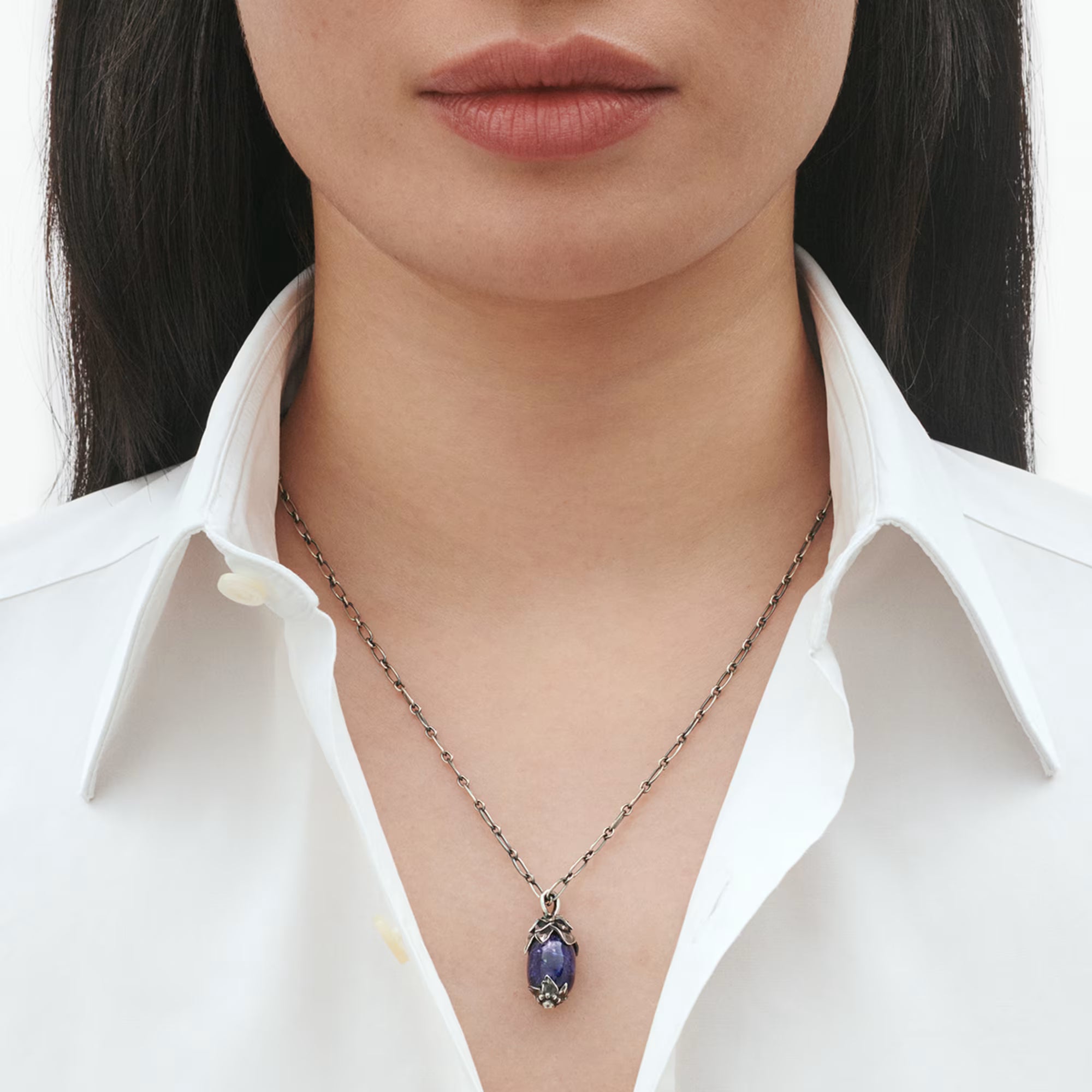 Heritage 2026 Halskæde Vedhæng Sølv Sodalit