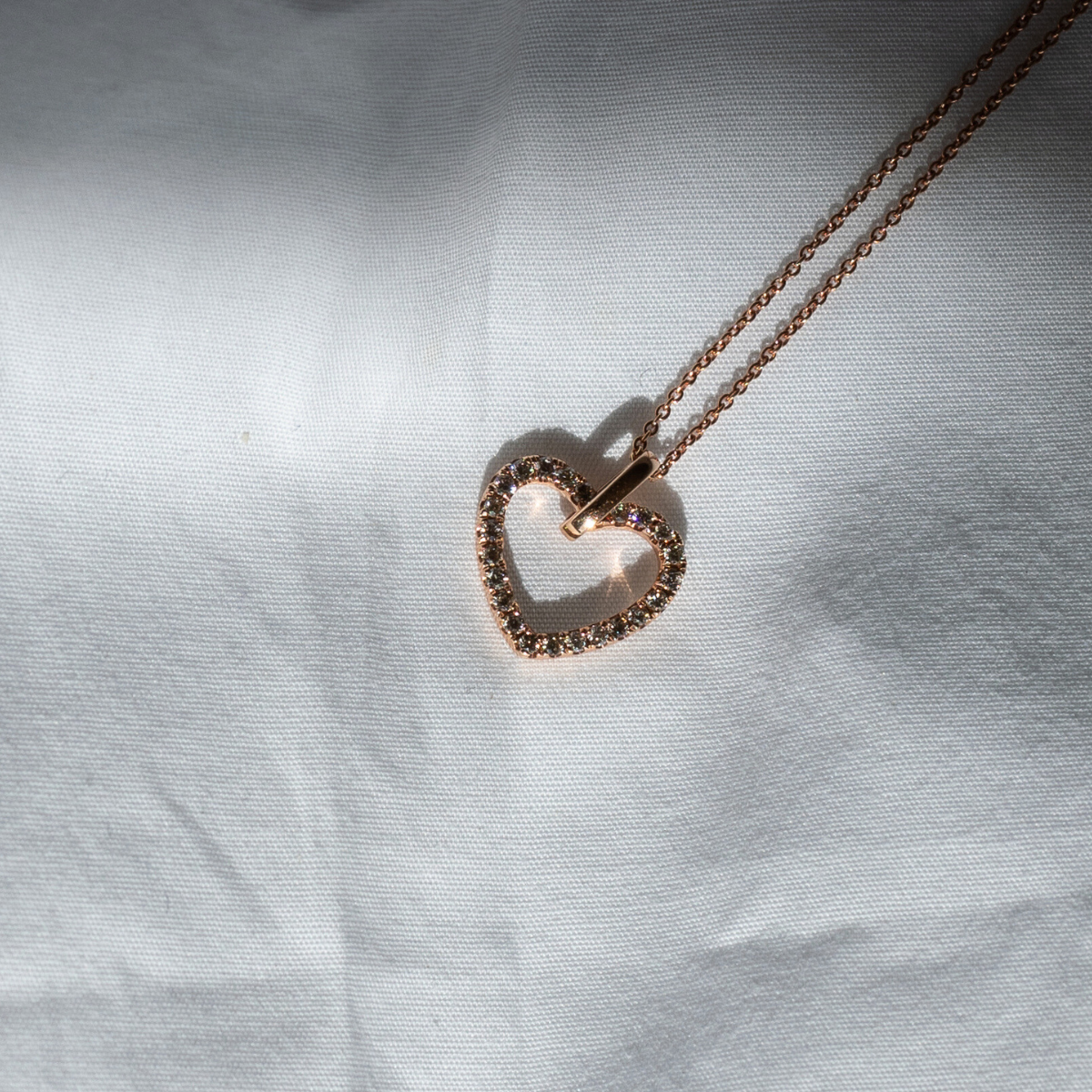 Hjerte, 14k rosa guld vedh. – fra Dirks Jewellery | Dirks Jewellery