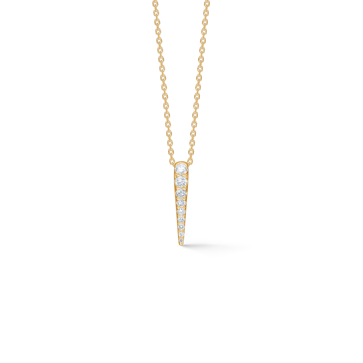 Icicle Vedhæng 14K Guld Brillanter