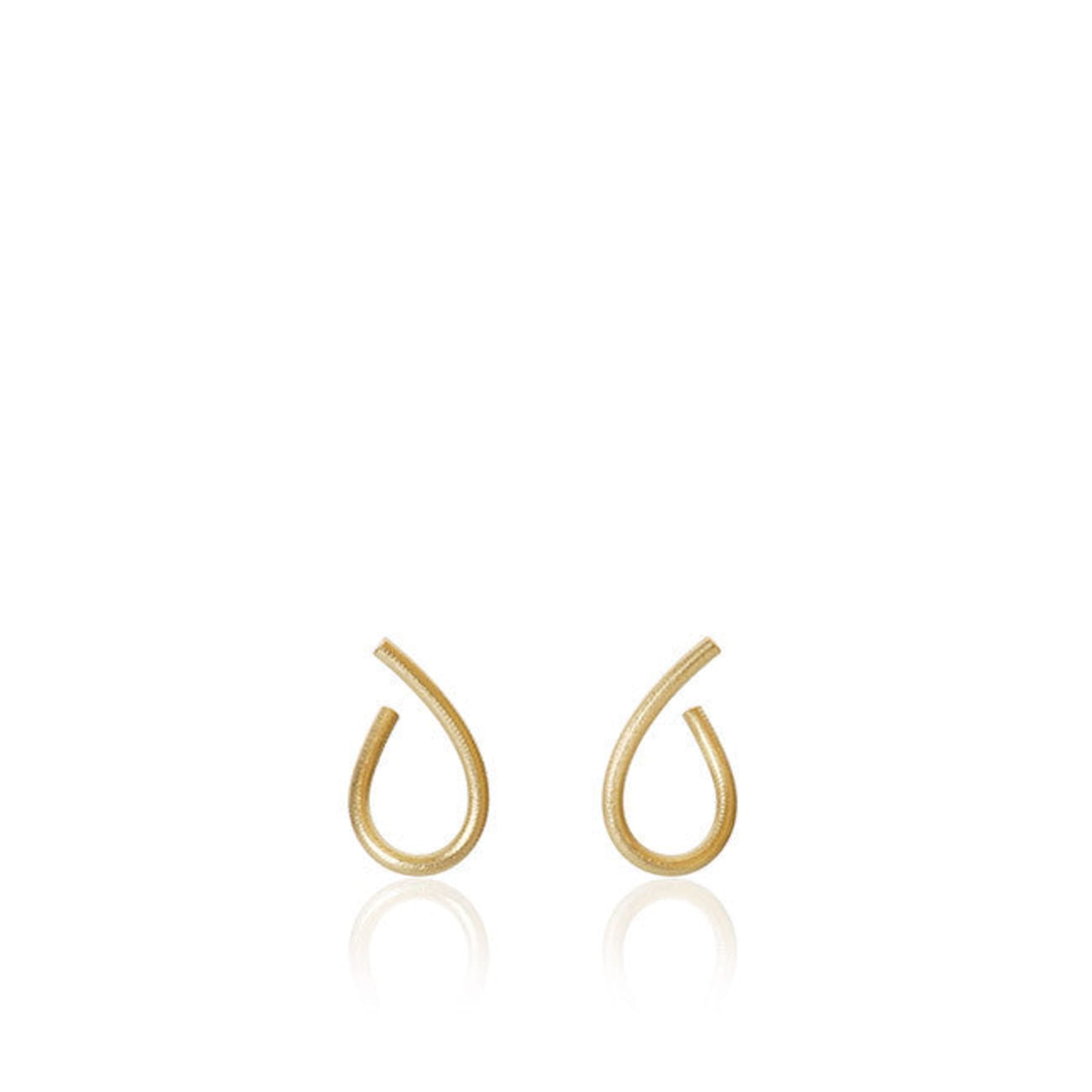 Kharisma Øreringe, lille 18K guld – Hoop Earrings fra Dulong | Dirks Jewellery