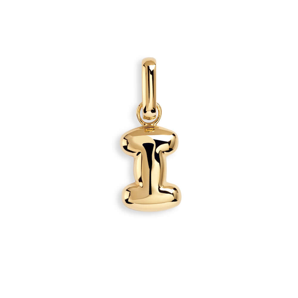 Puffer Letter - Forgyldt sølv – Ægte håndværk fra Dirks Jewellery