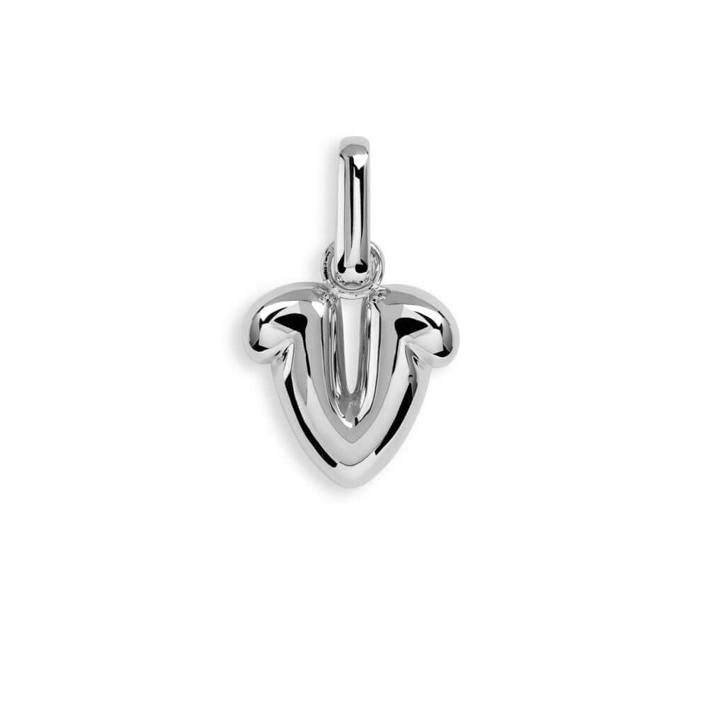 Puffer Letter - sølv – Ægte håndværk fra Dirks Jewellery