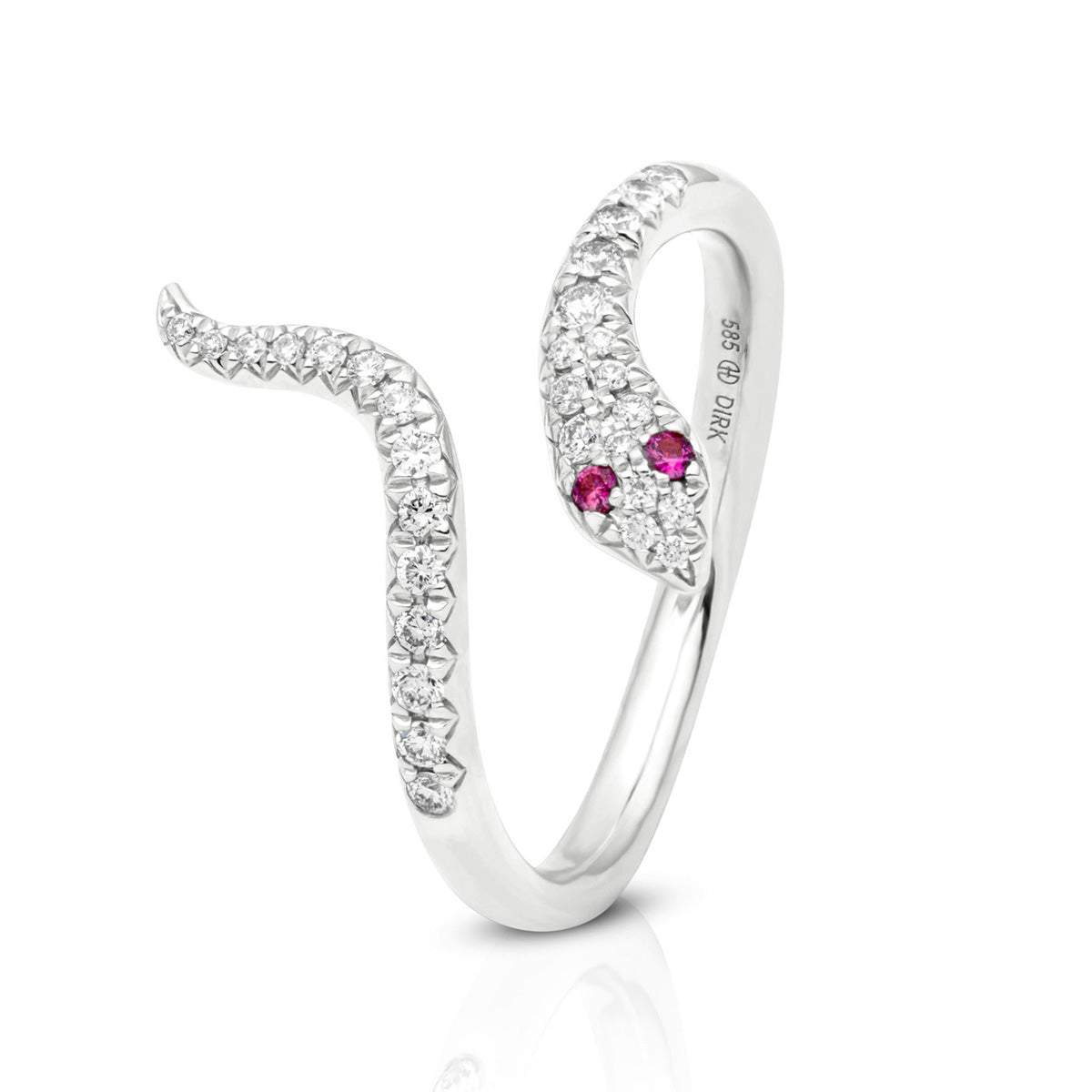 Life, 14K hvidguldsring m. safir og brillanter – fra Dirks Jewellery | Dirks Jewellery