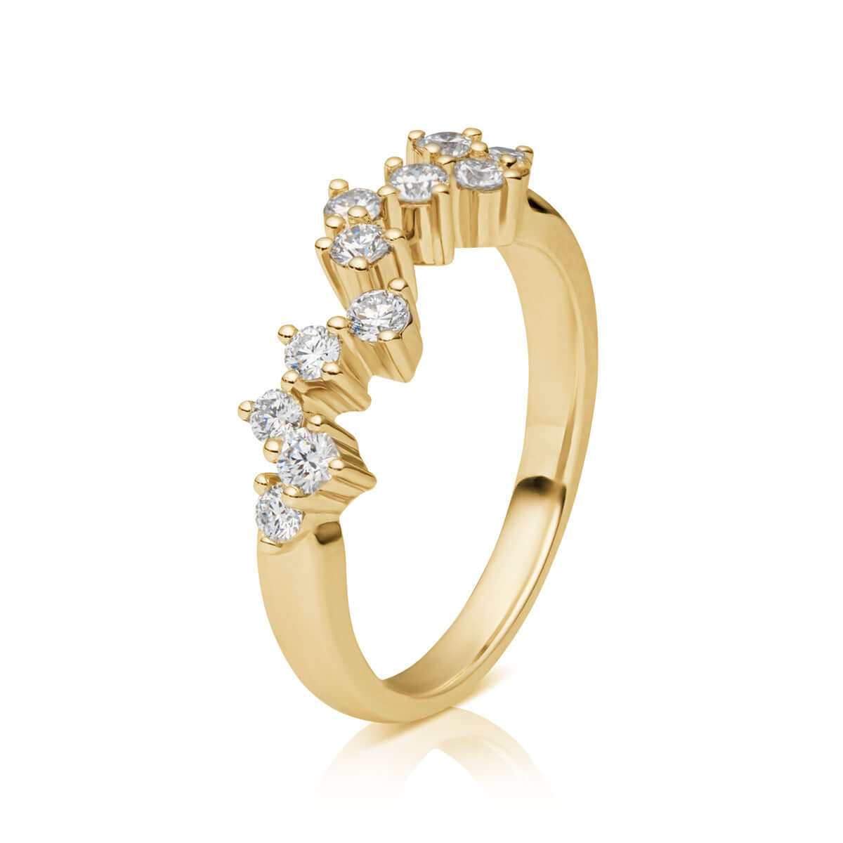 Lightning Ring 14K Guld