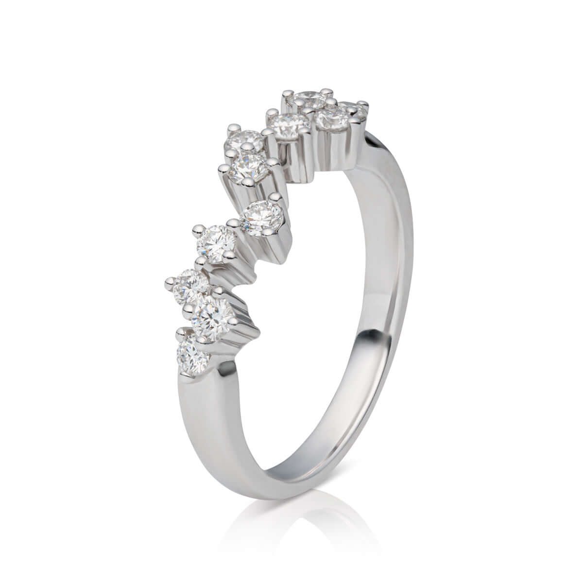 Lightning Ring 14K Hviudguld