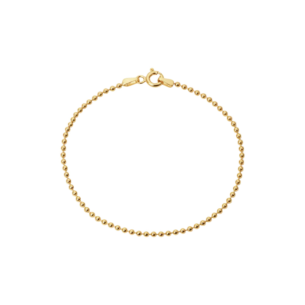 Small Shiny Dots Bracelet Forgyldt Sølv