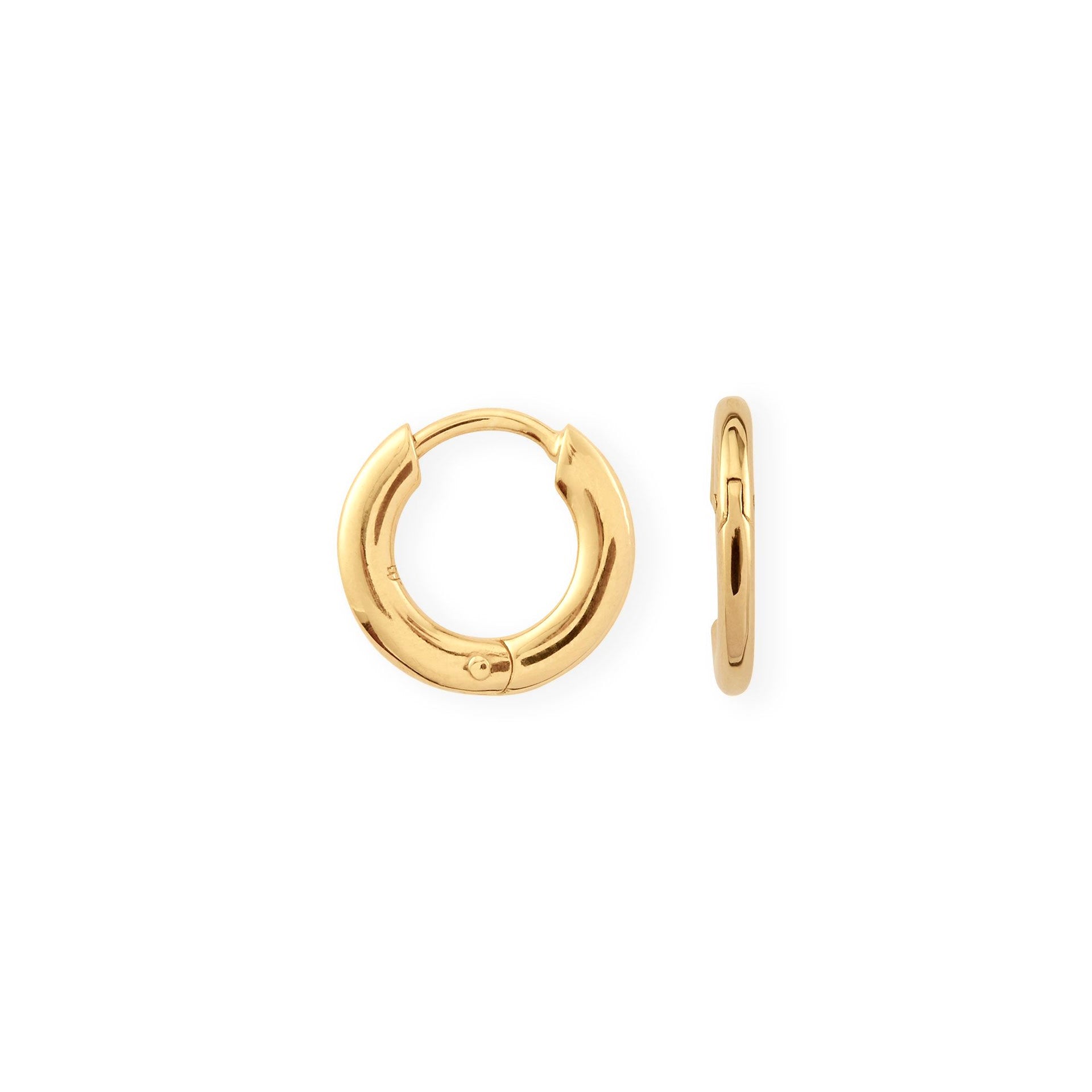 Medium Basic Hoops, pairs forg. sølv – Hoop Earrings fra Camille Brinch | Dirks Jewellery