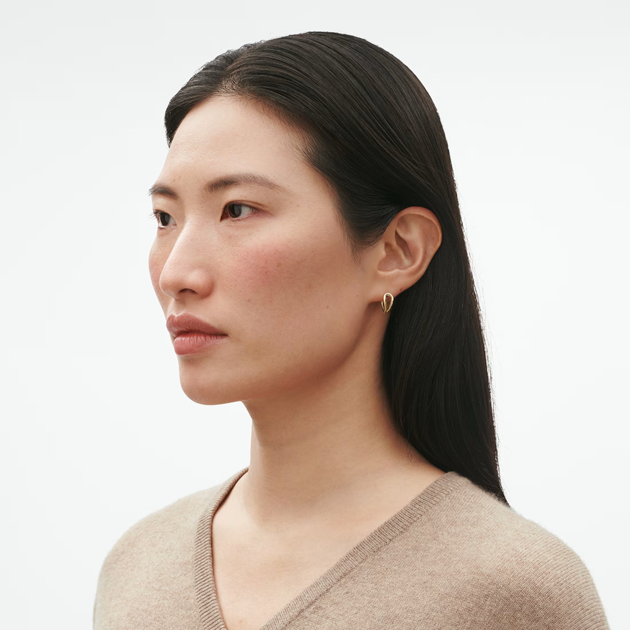 Mercy Swirl Hoops 18K Guld