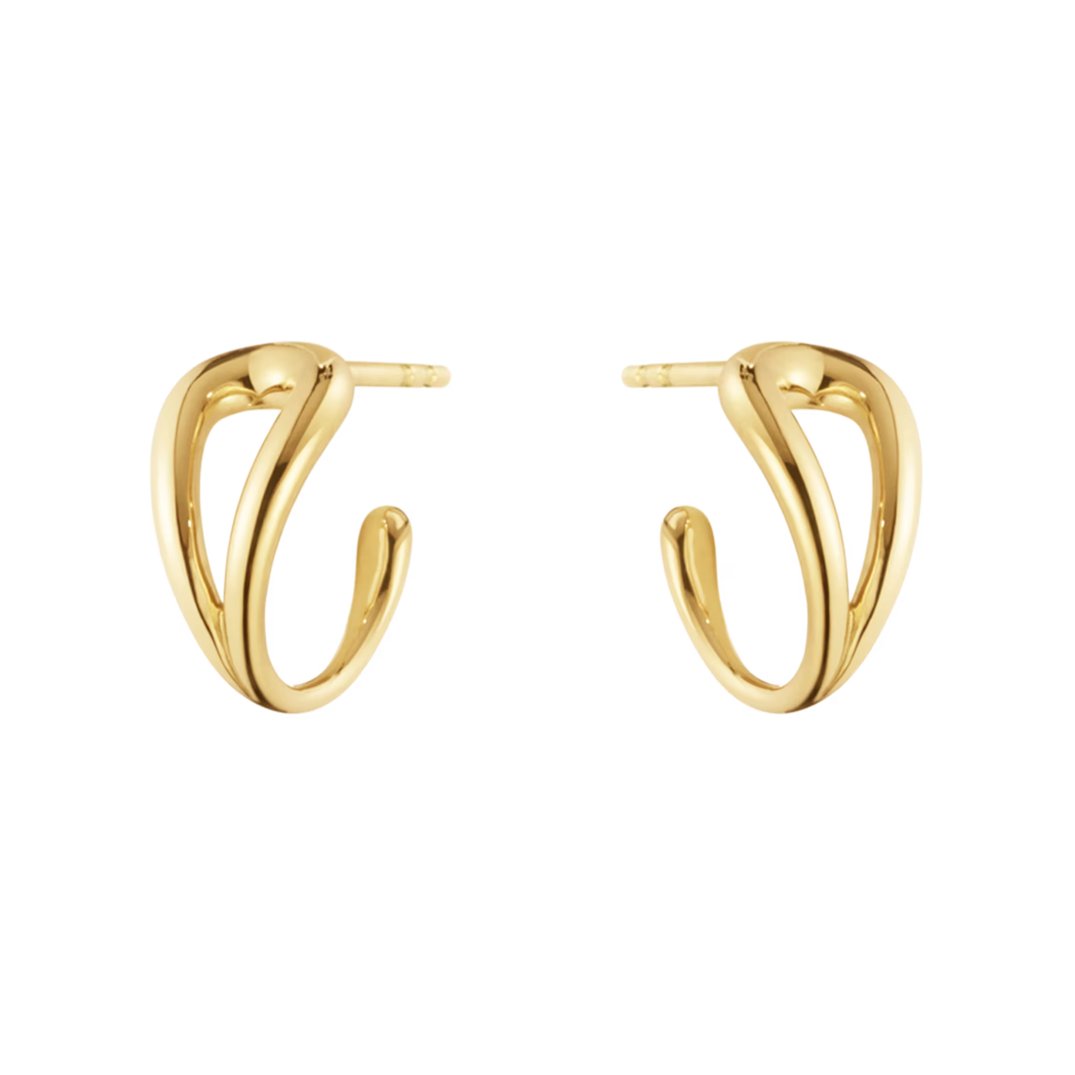 Mercy Swirl Hoops 18K Guld
