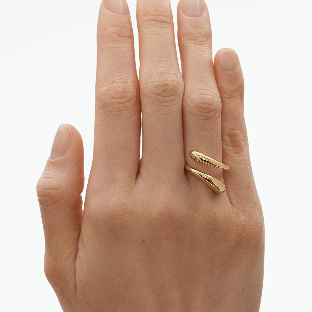 Mercy Twist Ring 18K Guld