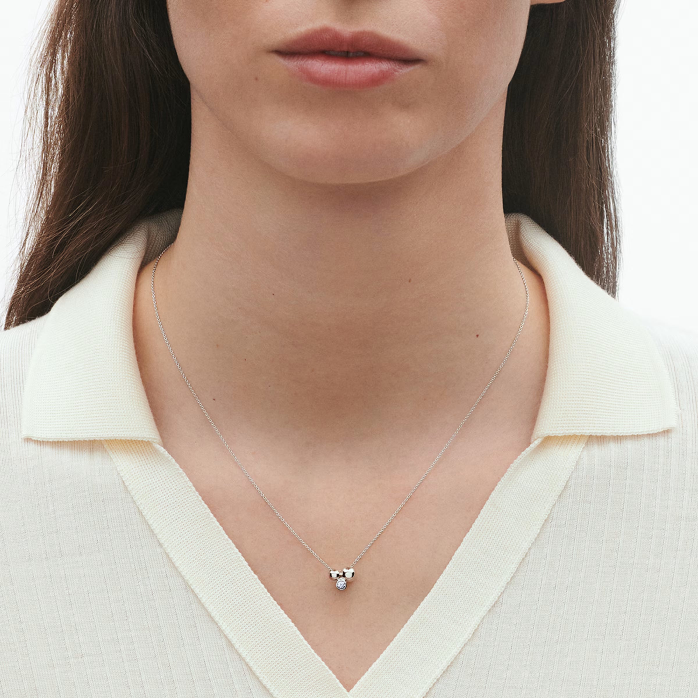 Grape vedhæng dia, sølv – fra Georg Jensen | Dirks Jewellery