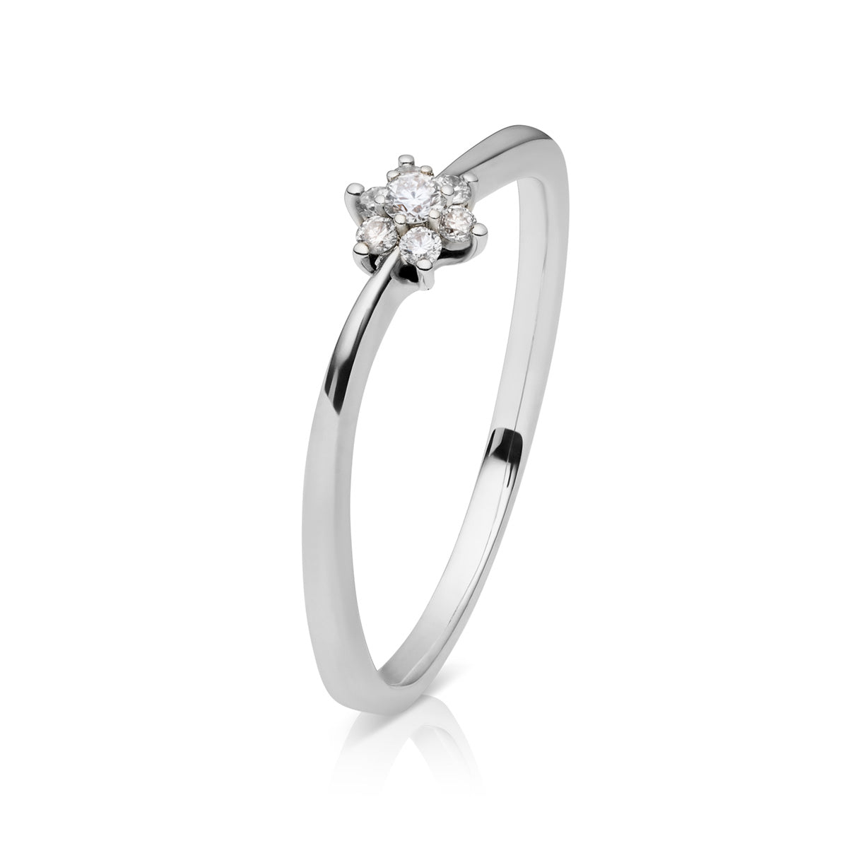 My Star Ring 14K Hvidguld – fra Dirks Jewellery | Dirks Jewellery