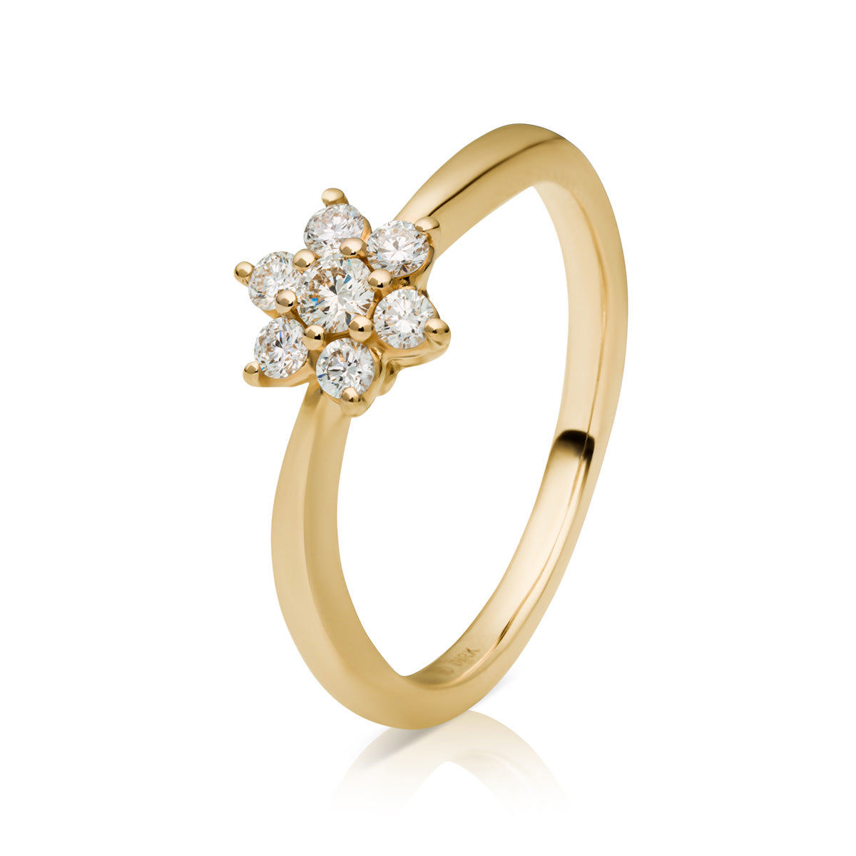 My Star ring, large. 14K guld m. brillanter – fra Dirks Jewellery | Dirks Jewellery