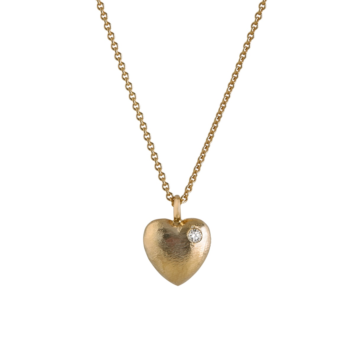 My Heart 9K Guld 10x10mm – Ægte håndværk fra Dirks Jewellery