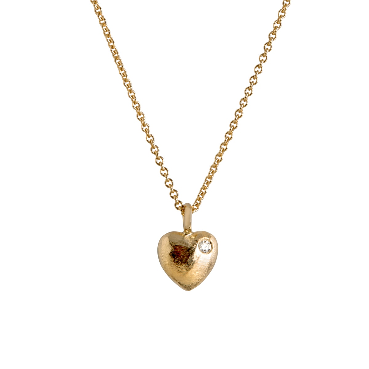 My Heart 9K Guld 8x8 mm – Ægte håndværk fra Dirks Jewellery