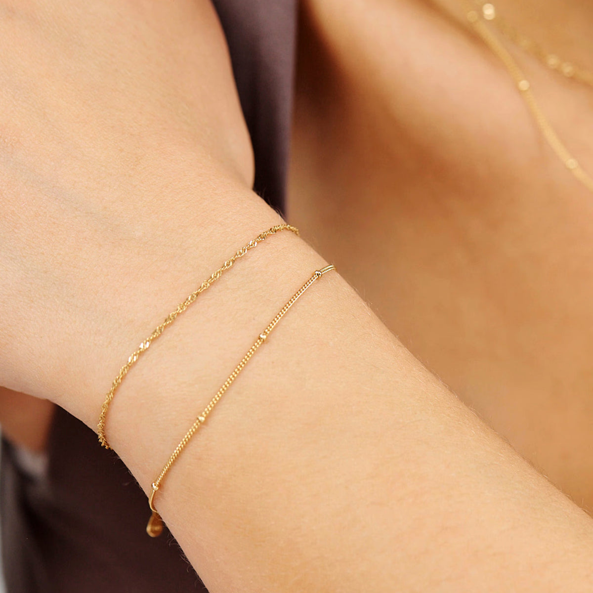 Orbit Armbånd Forgyldt Sølv